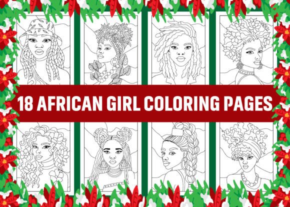Exploring the World of African Girl Black Woman Coloring Pages