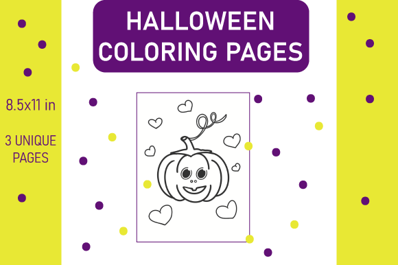 Halloween Coloring Pages with Cute Pumpkin Designs