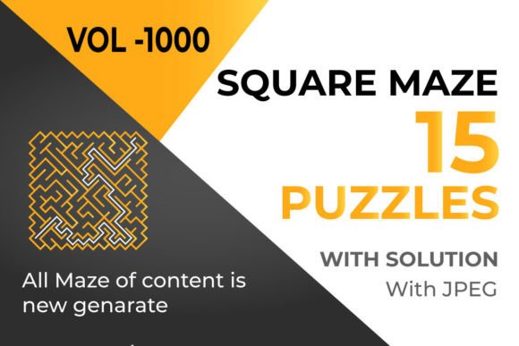 KDP for Kid Square Maze Puzzle VOL-1000: An Evaluation of Content and Format