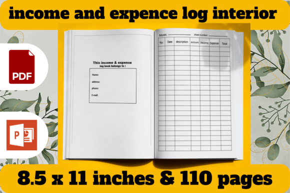Mastering Your Finances: The Essential Income and Expense Log