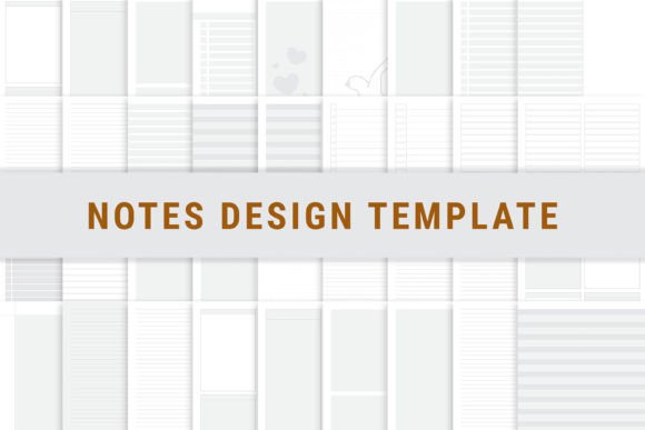Printable Notes Design Bundle Pack: Your Blueprint for Organized Goals