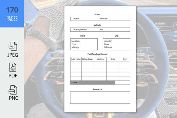 The Driving Log Book Interior Vol_1: A Professional Tool for Transport Management
