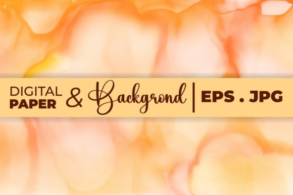 The Elegant Orange Alcohol Splash Background in Creative Design