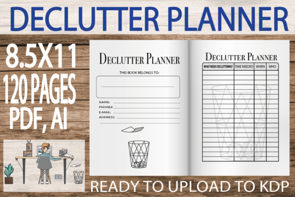 The Practical Value of a Declutter Planner KDP Interior