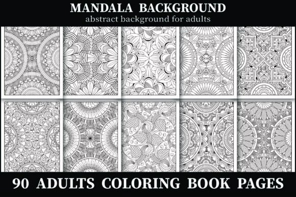 Unique KDP Bundle: 90 Mandala Coloring Pages for Adults