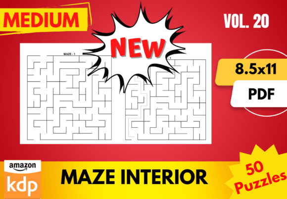 Your Complete Ready-to-Publish Maze Puzzle Book Interior